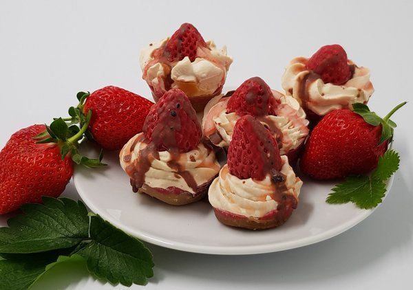 Erdbeerseife Muffin klein