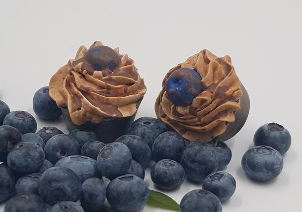 Blaubeerseife Muffins mit Kakao klein